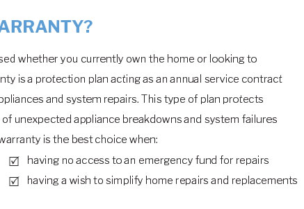 home warranty hot spring